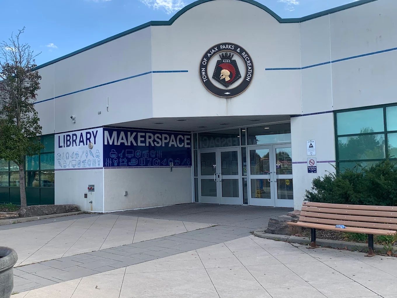 City of Ajax library and makerspace building