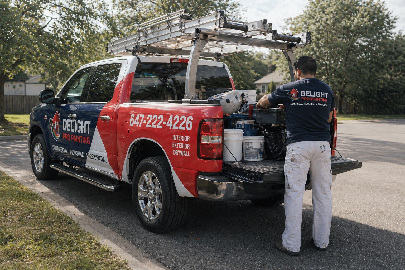 Delight Pro Painting work truck